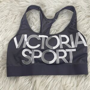 VICTORIA’S SECRET Victoria Sport The Player Racerback Sports Bra Sheer Back